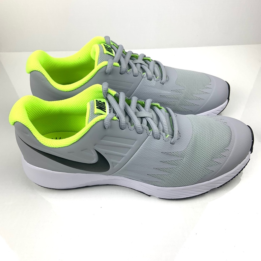 Nike Star Runner Shoes Grey Neon Green